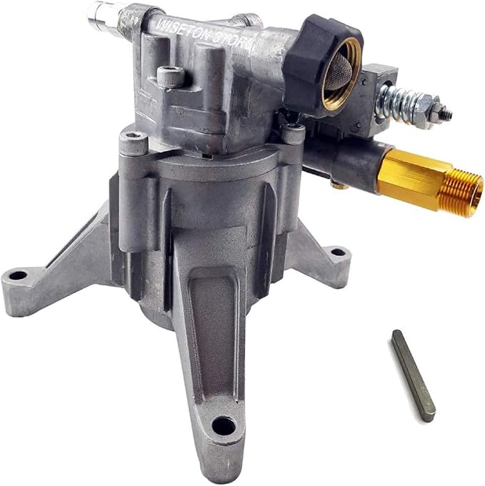 7/8'' Shaft Pressure Washer Pump Replacement Rear Inlet/Outlet 2400-2800PSI Pumps Replacement for Power Pressure Washer, Compatible with GCV160&GCV190, Craftman, Simpson, Ryobi, Honda and More Engine
