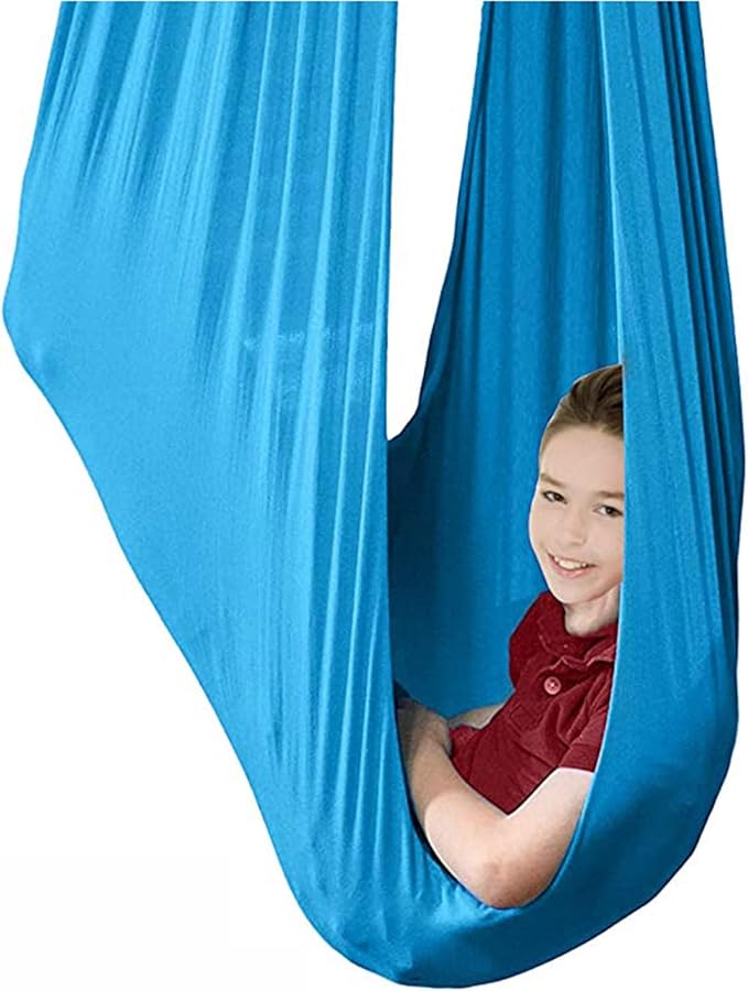 Home Cuddle Hammock Snuggle Indoor Swing with Special Needs for Autism ADHD Aspergers Nylon Easy Install Kids Children Teens (Color : Purple, Size : 150 x 280 cm (L x W).)
