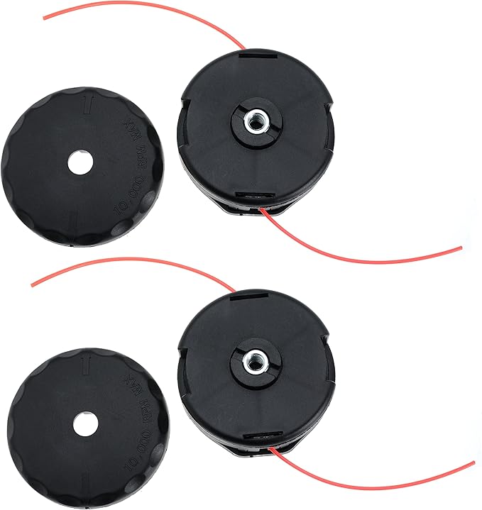Trimmer Head for Echo Weed Eater PAS210 PAS211 PAS225 PAS230 for Echo Speed Feed 400 SRM210 SRM211 SRM225 SRM230 for SHINDAIWA C230 C242 C2510 2PCS