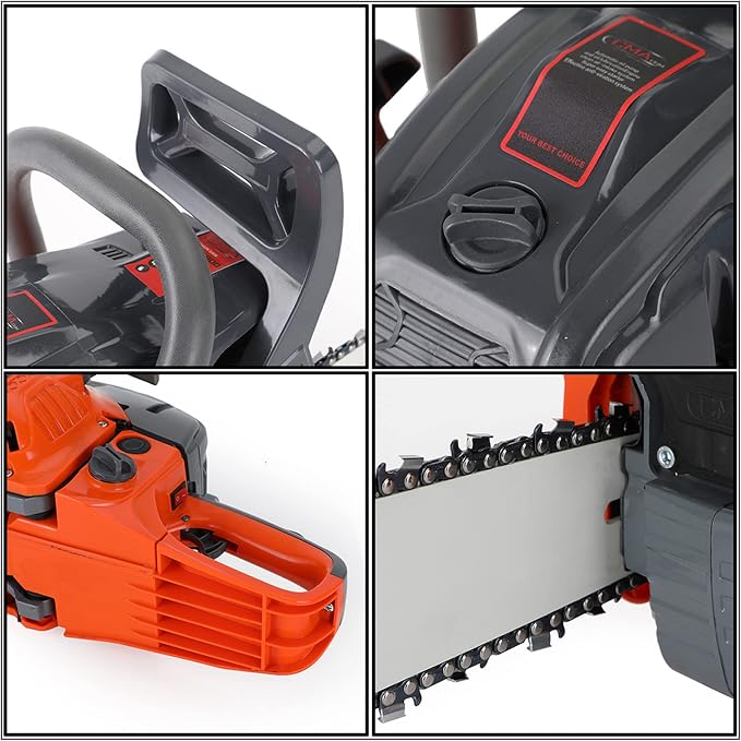 Topteng Gas Chainsaw 22 Inch 68cc, Chainsaw Gas Powered Cutting Wood Gas Sawing Aluminum Crankcase Chain Saw 22"