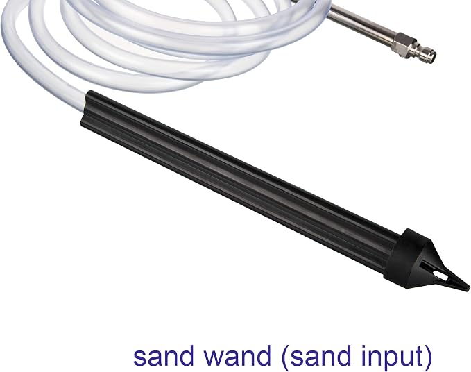 Tool Daily Pressure Washer Sandblasting Kit, Wet Sandblaster Attachment, 2500 PSI, 1/4 Inch Quick Connect