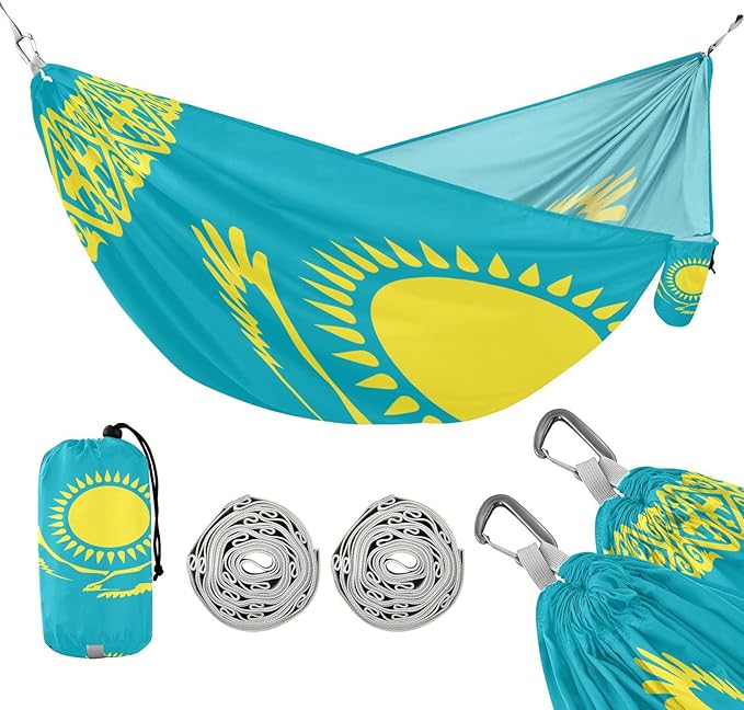 Flag of The Cayman Islands Hammocks with Portabl Carry Bag Backyard Hammock for Indoor Outdoor Patio