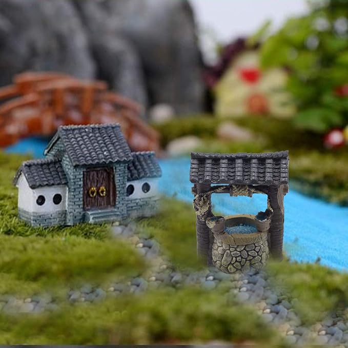 Miniature Fairy Garden Decoration Accessories Garden Sculptures Statues,Yard Decor for Outside Gnomes Outdoor Decor for Patio