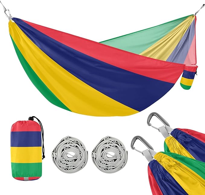 National Flag of Mauritius Hammocks with Portabl Carry Bag Backyard Hammock for Indoor Outdoor Patio