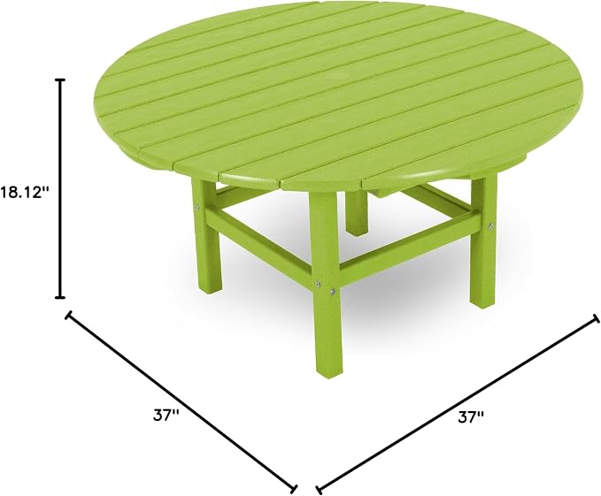 Ivy Terrace™ Round 37" Conversation Table in Lime