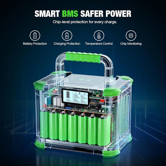 GRECELL 330W Portable Power Station 288.6Wh Solar Generator with USBC PD 60W, 120V Outlet Perfect for Camping, Outdoor Trips, Home Backup & Travel