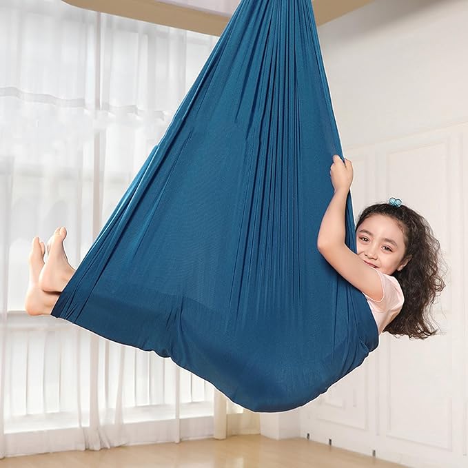 Talent Star Sensory Swing,Children Hammock,Sensory Swing for Kids with Special Needs Therapy Swing Cuddle Swing Indoor Outdoor for Child & Adult with Aspergers Sensory Integration Atrovirens