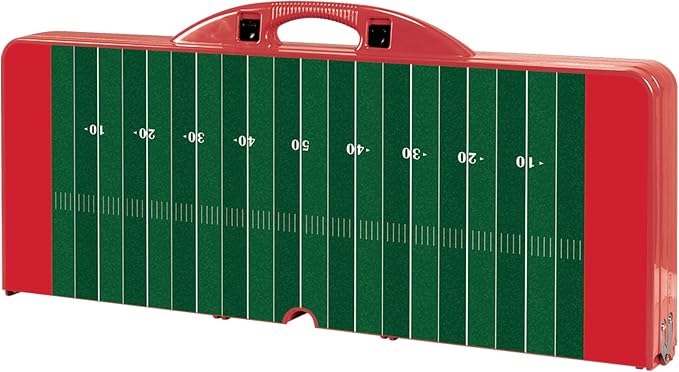 PICNIC TIME NFL Picnic Table Portable Folding Table with Seats and Umbrella