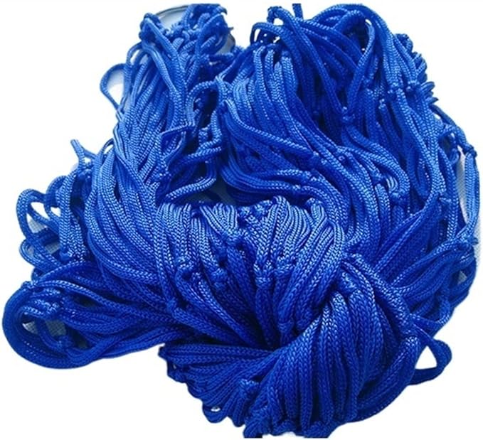 Swing Set Mesh Sleeping Bed, Portable Nylon Mesh Hammock, Mesh Sleeping Bed for Outdoor/Patio/Porch/Garden Travel Swing Seat (Color : Blue)