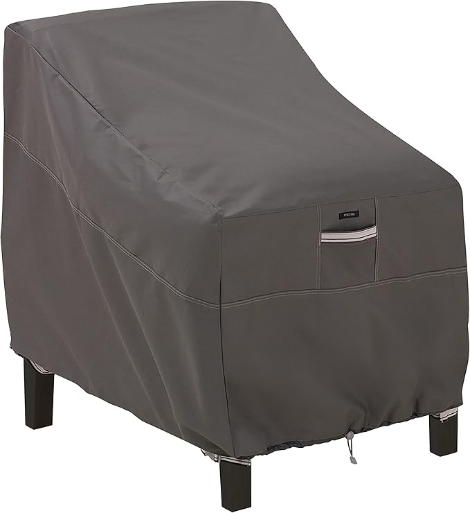 Classic Accessories Ravenna Water-Resistant 38 Inch Deep Seated Patio Lounge Chair Cover, Patio Furniture Covers