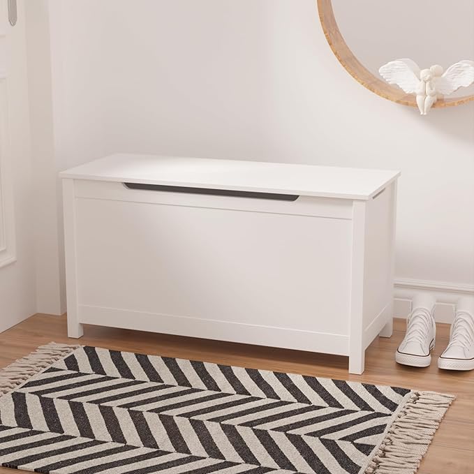 20 Gallon White Resin Deck Box for Patio Outdoor Storage Box with Lid 2.7 cu ft Easy Assembly White