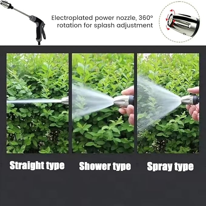 jethose pressure washer nozzle Original - New & Improved 2026 Model, 360° Rotating, Durable Stainless Steel Spray Nozzle (Blue-a,One size)