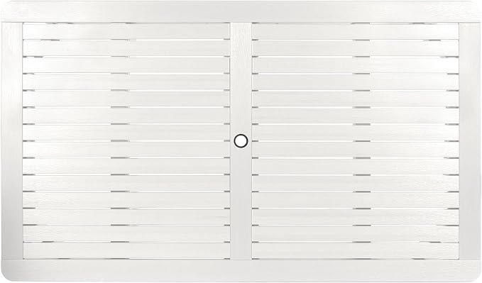 highwood Lehigh and Weatherly Rectangular Height Dining Table, 42 x 72, White