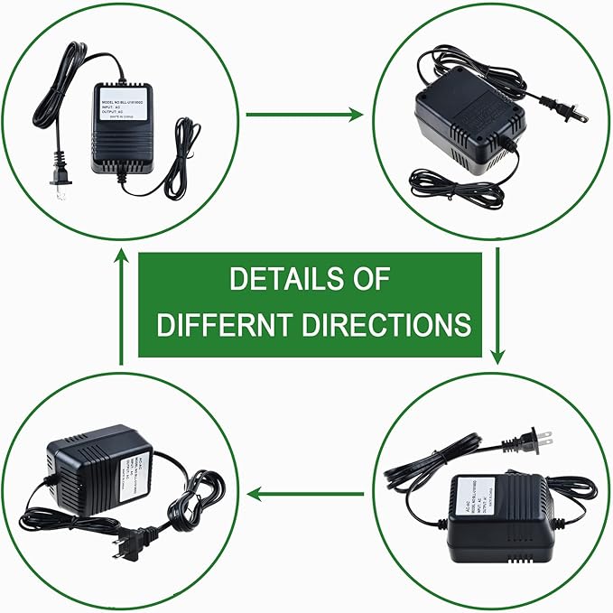 AC Adapter for American Gardener 24VDC Model YS24 Yardstick 24 Volt Yard Stick 24V Cordless Electric Line Trimmer/Edger Power Supply Cord Cable PS Wall Home Battery Charger