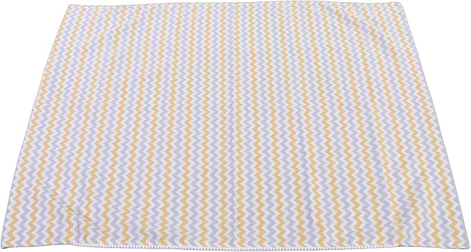 Baby Hammock Swing, Cotton Hanging Basket Hammock Chair for Kids, Indoor Outdoor Use with Wave Pattern in Yellow, for Bedroom Relaxation