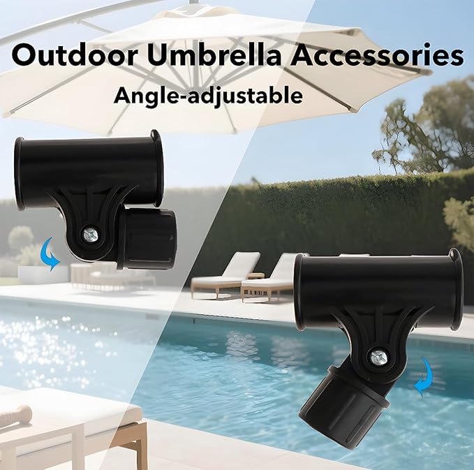 Patio Umbrella Accessories, Patio Umbrella Steering Bracket, Outdoor Umbrella Replacement Parts Outdoor Umbrella Accessories Heavy Duty Holder Parts Parasol Umbrella Replacement for Courtyard Patio