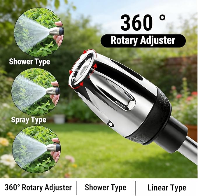Hose Hawk Pro, Hose Hawk Pro Pressure Washer, Three Spray Modes, Universal and Easy to Install, Effortless Dirt & Stain Removal (2PC)