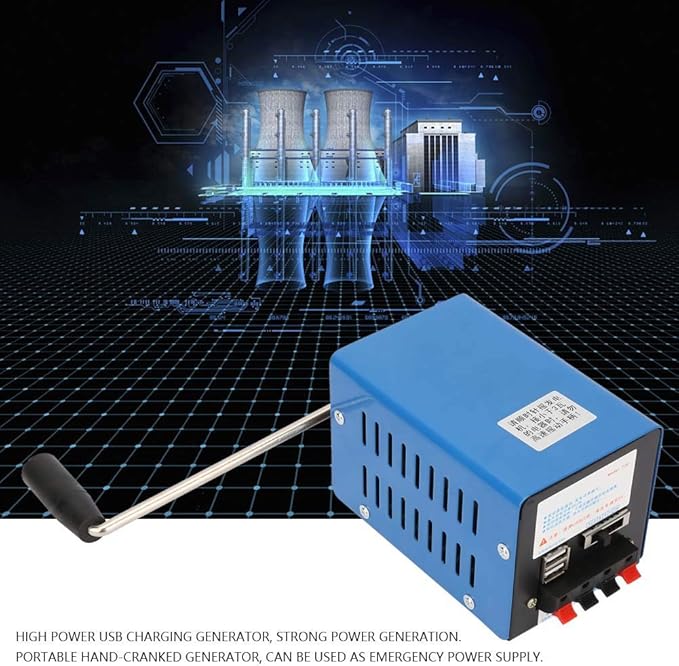 USB crank generator, hand crank power generator, portable mobile emergency power generator, manual power supply, emergency charger, for camping, outdoor, garden generators