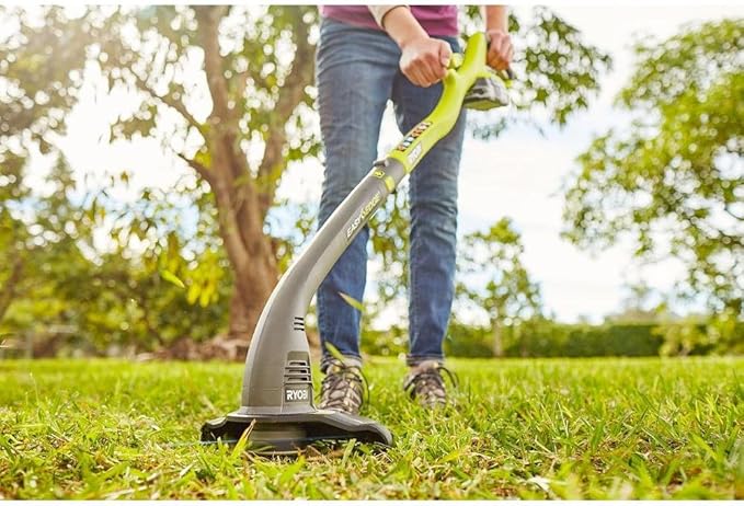 ONE+ 18-Volt Lithium-Ion Electric Cordless String Trimmer and Edger P2030 - 1.3 Ah Battery and Charger Included