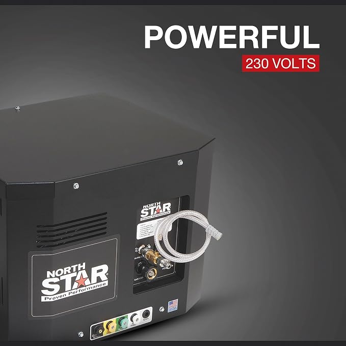 NorthStar Electric Cold Water Total Start/Stop Stationary Commercial Pressure Washer -2500 PSI, 3.0 GPM, 230 Volts - Model 1571108