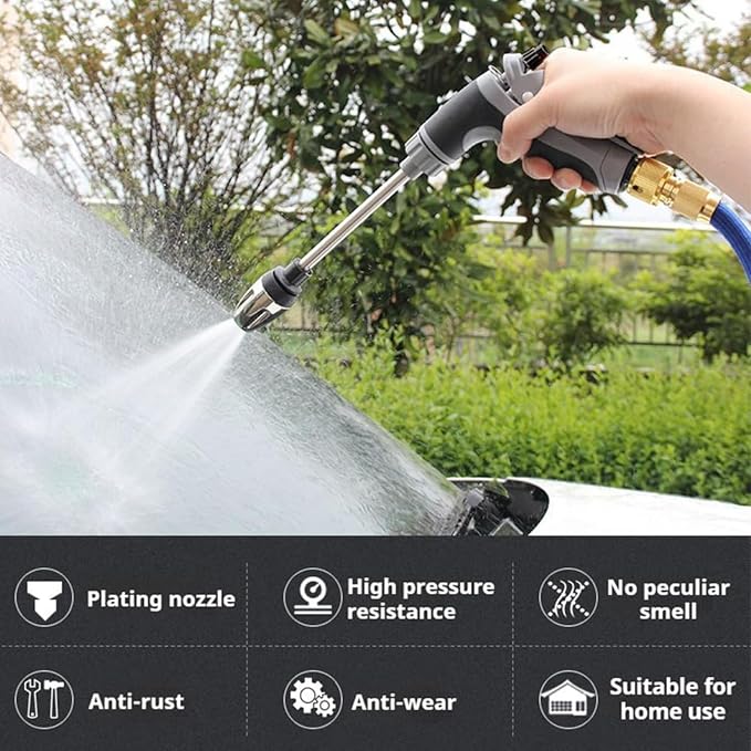 1PCS Waterblitz Pressure Washer, Water Blitz Pressure Washer, Waterblitz High Pressure Water Gun, Water Blitz Hose Nozzle, with 360° Rotating for Three Spray Modes