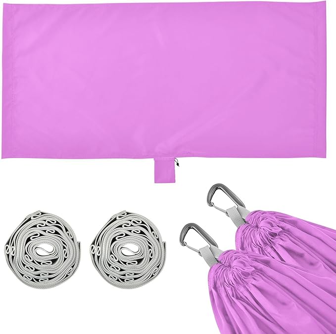 Violet Solid Color Pure Plain 330lb Capacity Outdoor Hammocks Swing Hammock for Indoor Outdoor Patio hamacas para adultos con soporte