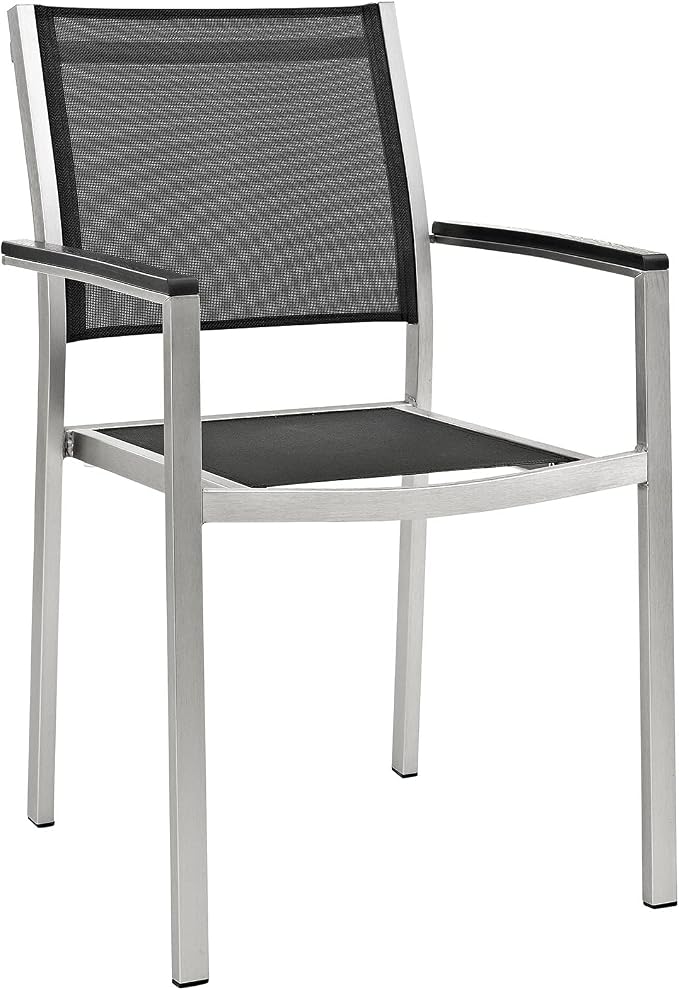 Shore 7 Piece Outdoor Patio Aluminum Dining Set