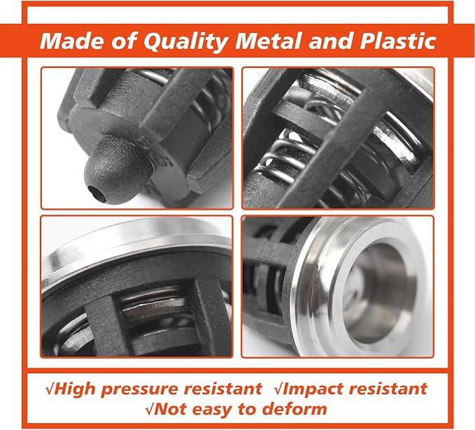 6PCS 70-0009 Pressure Washer Pump Check Valve Kit Replacement for Mi-T-M for InterPump 47 49 50 51 Series 758-543 36.7032.01 Kit01 K01, Replace 700009