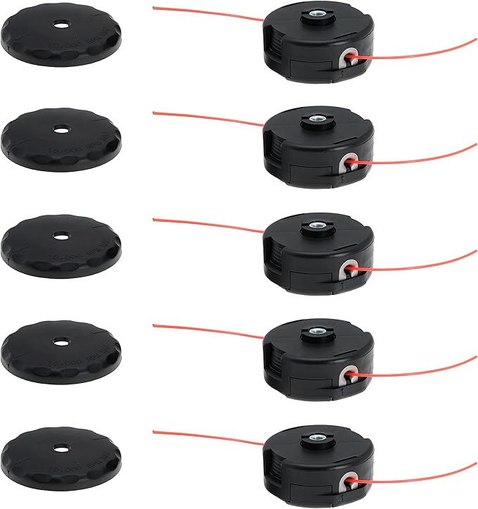Trimmer Head for Echo Weed Eater PAS210 PAS211 PAS225 PAS230 for Echo Speed Feed 400 SRM210 SRM211 SRM225 SRM230 for SHINDAIWA C230 C242 C2510 5PCS