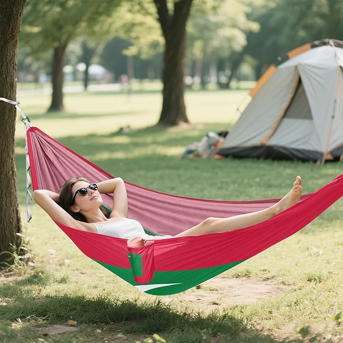 National Flag of Maldives Hammocks with Portabl Carry Bag Backyard Hammock for Indoor Outdoor Patio