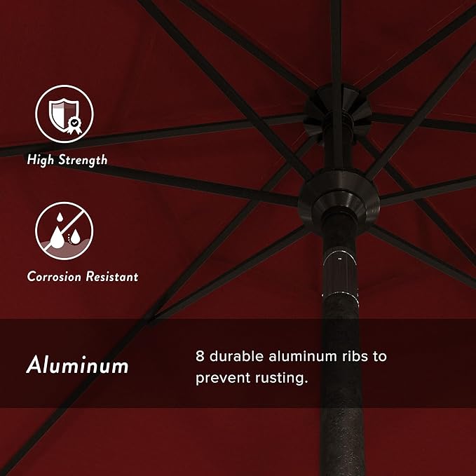 California Umbrella 7.5' Round Aluminum Market Umbrella