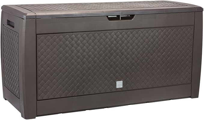 Prosper Plast MBM310-440U 119 x 48 x 60 cm Boxe Matuba Garden Container - Dark Brown