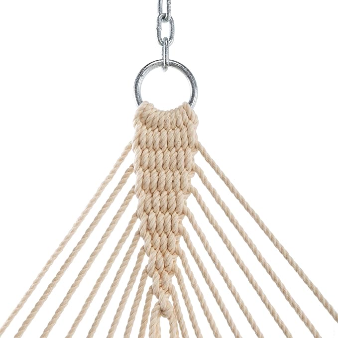 Original Pawleys Island Large Trusted Coast Sunbrella Quilted Hammock – 13 ft. x 55 in., 2-Person, 450 lb Capacity, Oak Spreader Bar, Handcrafted in The USA