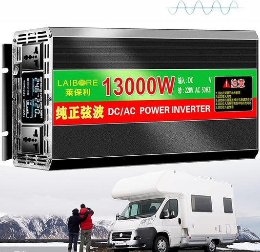 2800W 3800W 5800W 6800W 7800W 8800W 10000W 13000W 18000W 20000W Solar Power Inverter,DC 12V 24V 48V 60V 72V to 110V/220V 230V AC Split Phase Inverter Pure Sine Wave Inverter,for Home Energy Storage(13
