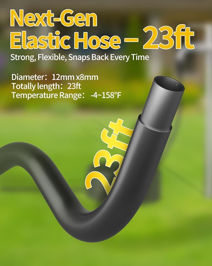 Cordless Portable Washer, 1100 PSI Battery Operated Washer with All-Copper Motor, Battery, 23FT Elastic Hose, Storage Bag; Handheld Washer; Lightweight Car Washer for Home, Garden (Tough Yellow)