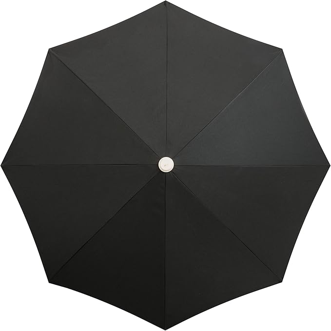 Business & Pleasure Co. Amalfi Rivie Umbrella - 6.5' Boho Beach Umbrella, UPF 50+ UV-Resistant Canvas, Premium Wood Pole, Sturdy Yet Lightweight