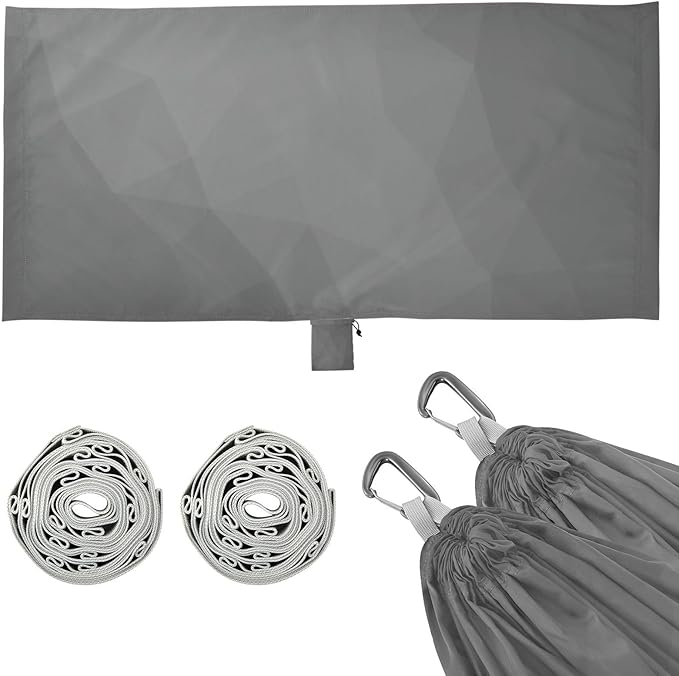 Gray Gradient 330lb Capacity Hammocks for Camping with Tree Straps Tree Hammock for Patio Backyard Lounge Base hamaca para acampar