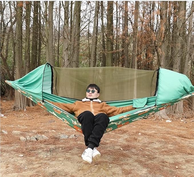 Hammock Tent Hanging Camping Hammock with Net Lightweight Outdoor Swing Sleeping Hammock