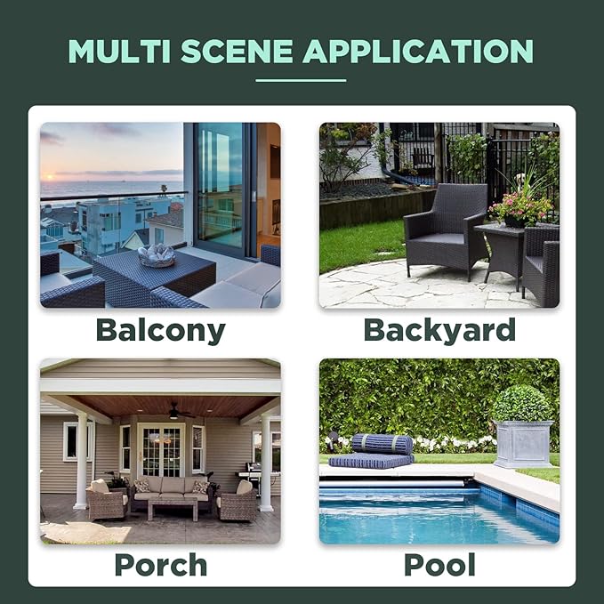 Outdoor Patio Furniture Set，3 Pieces Wicker Bistro Set Outdoor Patio Set Rattan Chair Conversation Sets Patio Sofa Wicker Table Set for Yard Backyard Lawn Porch Poolside Balcony (Khaki)