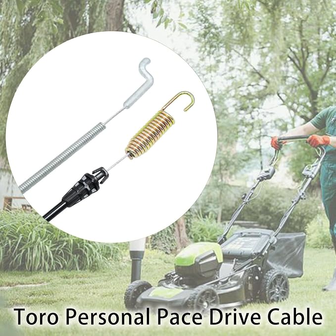 105-1844 Traction Control Cable,for Toro 22in Personal Pace Rear Wheel Drive Self Propelled Lawn Mowers & Lawn-Boy Silver Series Mowers Replaces 105-1844 Traction Drive Cable