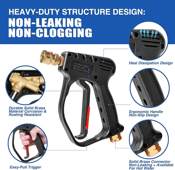 MEKOH 20'' Pressure Washer Surface Cleaner & Pressure Washer 4000 PSI, 10.5 GPM Spray Gun