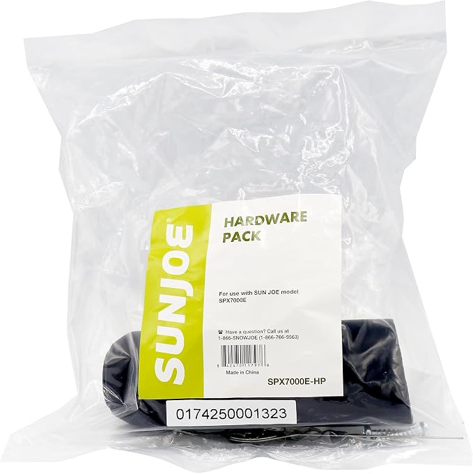 Sun Joe SPX7000E Electric Pressure Washer Hardware Pack