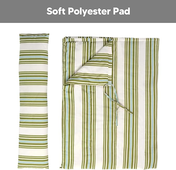 SUNCREAT Outdoor Portable Hammock Pad, 2 Person Polyester Hammock Pad, Green