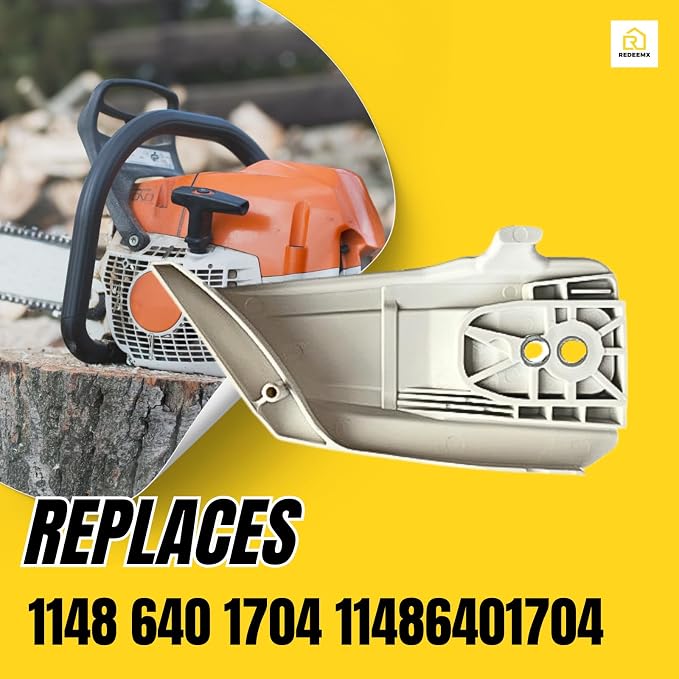 Sprocket Cover Compatible with Stihl MS162 MS172 MS182 MS212 Chainsaw Parts Replaces 1148 640 1704 11486401704 Side Clutch Cover Assembly Part