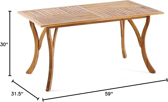 Enjoy outdoor Dining and relaxing with the Christopher Knight Home hermosa Dining Table