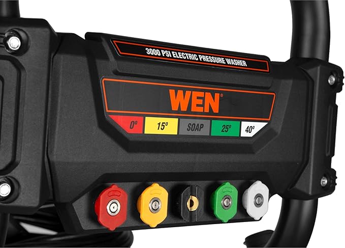 WEN 3000 PSI Brushless Electric Pressure Washer, 2.0 GPM with Onboard Detergent Tank (PW3000E)