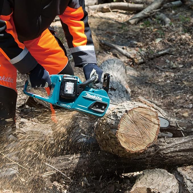 Makita DUC355Z Twin 18V (36V) Li-Ion LXT 350mm Brushless Chainsaw - Batteries and Charger Not Included
