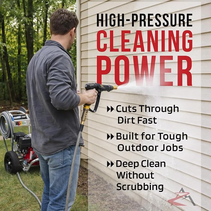 The ROP Shop 3000 psi, 3/4" Shaft, Horizontal Power Pressure Washer Pump & Deluxe Spray Kit