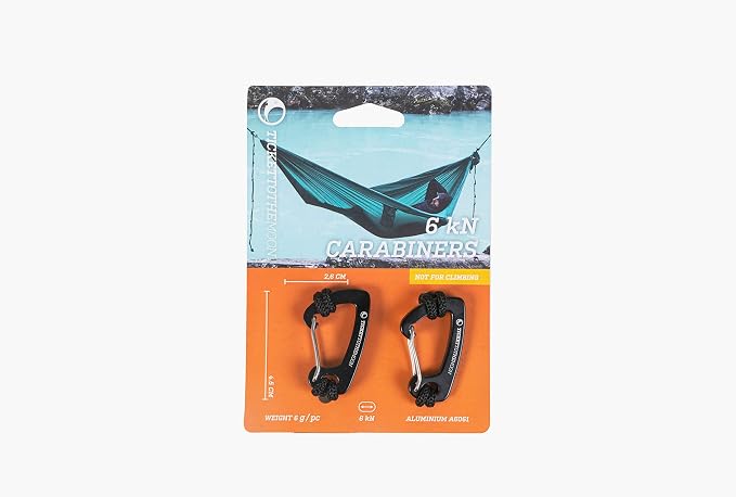 Ticket to the Moon Hammock Hanging Suspension Accessories - Quality Tested, Fair Trade, Handmade & Durable: Nautical Ropes, Straps Webbing, Carabiners, Ridgeline (Organizer), Hanger for Concrete Walls