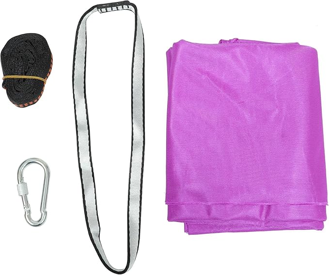 ’s Aerial Hammock Set 1.5m Purple Household Hammock for Indoor Outdoor Patio Use